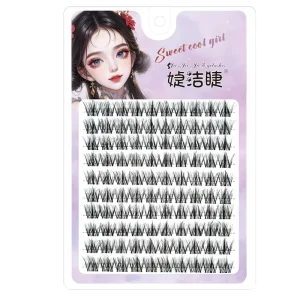 5D Baby for Lashes Synthetic Hair Machine Made Random Base Card Glue Option Factory Direct Shipping