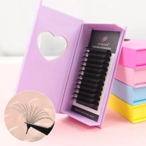 5D Cashmere Volume Individual Eyelash Extension Trays Professional Salon DIY Eyelash Supplies Soft Matte Black Lash Extensions