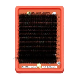 5D Curly Fluffy Lash Clusters Thick Eyelash Clusters Wispy Individual Lashes Full Volume 14 24 mm Cluster Eyelash Extensions