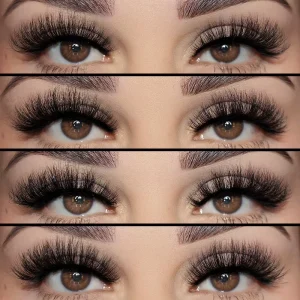 5D Mink Strip Eyelashes Lashes3D Vendor 15-20mm Bulk Natural False Eye Lashes Real 3D Mink Fur Eyelashes