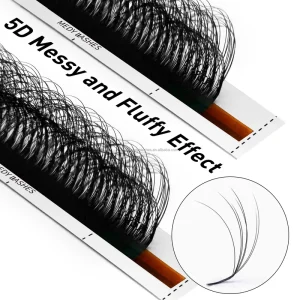 5D Multilayer Cashmere Eyelash Extensions Double Layer 0.07 LCD 8-15mm for Fluffy Lashes Natural Puffiness