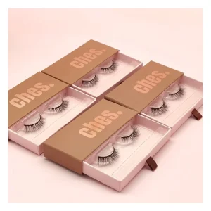 5D Natural Eyelashes Wispy Faux Mink Lashes Black Cotton Band Full Strip Eyelashes