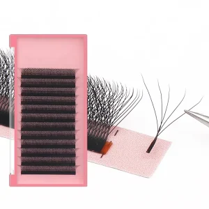 5W Lashes 0.07mm Y W Shape Premade Fan Eyelash Extension 5D Natural Premium Korean PBT