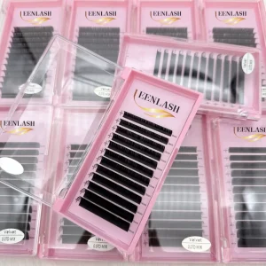 6 25mm 0.03 0.05 0.07 C CC D DD Eyelash Extension Custom Logo cashmere velvet matte black lash extensions trays