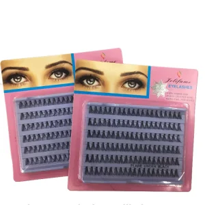 6 Lines Silk Mink Individual Lashes Eyelash Extensions Individual Flare
