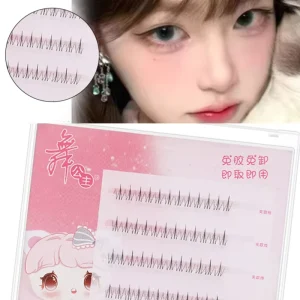 6 Rows Air Lower Eyelashes Fairy Fake Lashes Segmented Natural Under Lashes Manga Bottom DIY Makeup Eyelashes