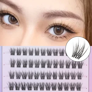 6 Rows Series Glue Free Lashes No-Adhesive Eyelash Set for Full Reusable Defined Lashes Long Lasting Reusable & Easy to Wear