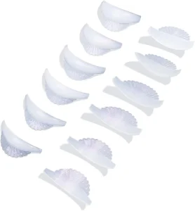 6 Sizes Eyelash Lifting Pads Silicone Korean Lash Lift Rod c Curl Salon Reusable Lash Lift shields Sea Shell