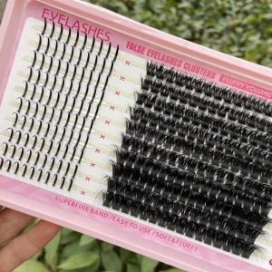 60D 200D Bottom&Spiky Lashes Clusters Volume Individual Lashes Cluster Extensions Spikes Lashes Clusters DIY Fairy Manga Eyelash