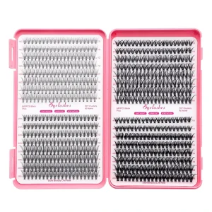 640PCS DIY Cluster Lashes Book 10 40D Mixed Lightweight Soft OEM ODM with CE CPNP