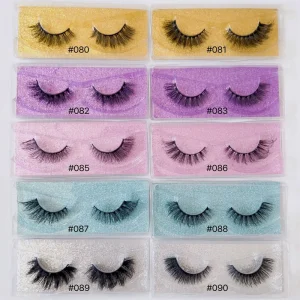6D Extra Volume Curl Long Natural Look Soft Synthetic False Eyelashes