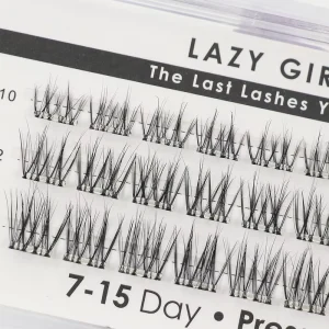 7-15 Day Lasting Eyelash Extensions Kit Self Adhesive Waterproof Cluster Lash No Glue Easy Fan High Quality Lashes
