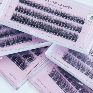 7-15 Day Self Adhesive 3D Segment Cluster Lashes Glueless DIY Eyelashes Full Strip Lash Extensions No Glue