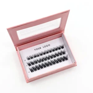 7 15 Day Self Adhesive Cluster Lashes Glueless DIY Day Eyelashes Full Strip Press on Lash Extensions No Glue