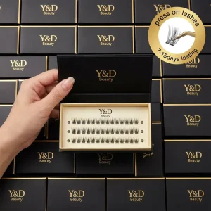 7-15 Day Self Adhesive Natual Cluster Lashes Glueless DIY Day Eyelashes Full Strip Press on Lash Extensions No Glue