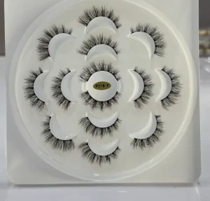 7 Pairs False Eyelashes Flower Tray 10mm 12mm 15mm Natural Short Lashes Full Strip Fake Eyelashes Lash Vendors