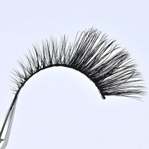 7 Pairs Fox Eye Full Strip Lashes Thick for Synthetic Hair Black Cruelty Free Reusable Eyelash Vendor