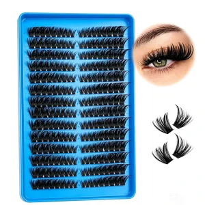 8 16mm DD D CC C Curl Lash Clusters Faux Cluster Lashes Manga Fairy Spiky Comfortable DIY Lash All Day Party Wear