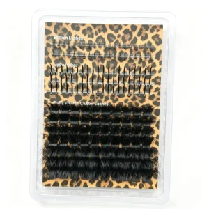 8 16mm Mixed Length Lash Clusters DIY Hand Made Individual Segment Eyelash Extensions Bulk Supply