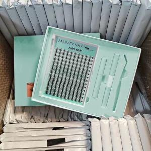 8-16mm PBT Fiber DIY Eyelash Cluster Kit Pre-Cut Segments