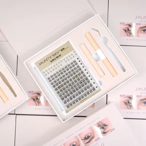 8-16mm Superfine Band Mega Volume Self Grafting With Remover Segment Cluster DIY Lash Kit