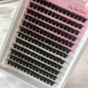 8-18mm 3D Cluster Lash Extensions Segmented Eyelashes Spike Bottom Lashes Thick False Eyelashes 3D DIY Wispy Cluster Lashes