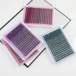 8-18mm Handmade Fluffy Cluster Lashes Individual Eyelash Extension Segment Cluster Lashes DIY Cluster Lash
