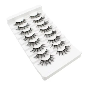 8 Pairs Natural Thick False Eyelashes Soft Lightweight Eye Lashes Volume