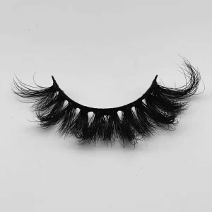 8045-f Full Strip Eyelashes Private Label 3D Custom Packaging Mink Lashes Fluffy Lashes 20mm Mink Eyelash