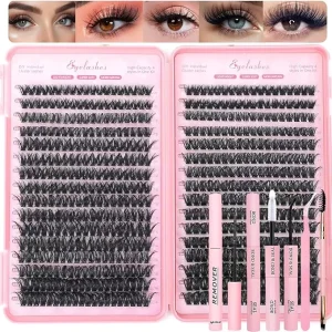 80D 100D Large Capacity Segment Lashes DIY Lash Cluster Kit Custom Makeup Styling False Eyelash Extensions OEM ODM
