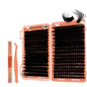 80D 100D for Messy Sectioned Cross style Voluminous Natural Lengthening 5D 3D Multi Layer Grafting Eyelashes Eyelash