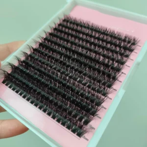 80P Cluster Lashes Tray DIY Fluffy Segmented Lashes Supplier