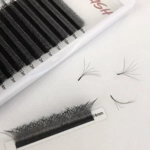 8D W Shaped Eyelash Extension Soft Makeup Volume 5 Leaf Handmade Weave Clover Lashes Extensions