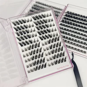 单根热熔接睫毛 8mm 10mm 12mm 14mm 16mm 18mm 猫眼睫毛 自然簇状睫毛延长件