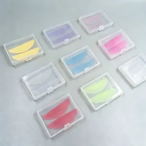 9 Colors Crescent Shaped Self Adhesive Silicone Eye Patches for Eyelash Perming High Quality Keratin Pads (1 Set)