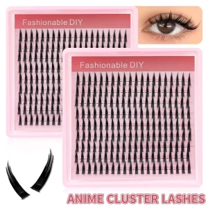 9 Rows Cluster DIY Lash Spiky Eyelash Cluster MIX Handmade Mega Cluster Lash Volume Eyelash Extension Individual Lash