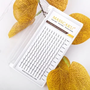 A M Shape Classic False Spikes Lashes 8-15mm & Mix Length Faux Mink Natural Fluffy Cluster Eyelashes Extensions