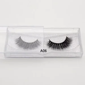 A06 Thick Soft Natural Sexy Extensions False Eye Lashes Handmade 3d Mink Strip Lashes for Beauty Makeup