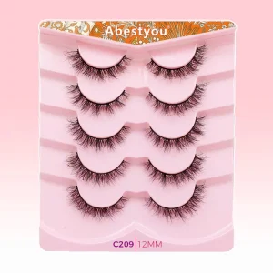 Abestyou Synthetic for Thick False Eyelashes Natural Volume Self adhesive Reusable Cruelty Free Supplier