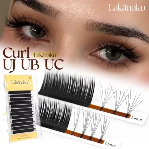 Abonnie Camellia Lash Lc Ld lj UC UB UJ Eyelash Extensions Dark Matte Lash Trays