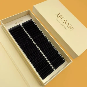 Abonnie Cashmere Lash Supplies Eyelash Extensions Matte Black Lash Extensions