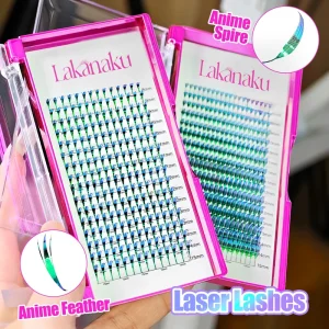 Abonnie Laser Anime Spikes Pre Made Minutes to Master Anime Spikes Made Simple Anime Towers Spikes Lash Extensions