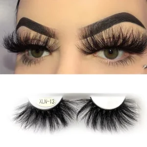 Abonnie Natural Lashes clear Full Strip Mink Lashes False Eyelashes 25 mm Mink Lash Dramatic Long 5d Mink Eyelashes
