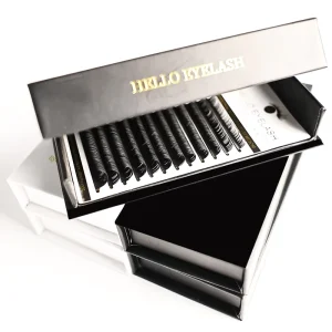 Airy Weightless Vegan Cruelty Free Nylon Eyelash Extension Ultra Thin Invisible Root Band Nude 9mm W Shape Y Type Minimalist