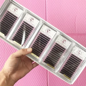 All Size C D L Curl Classic Individual Eyelash Extension Synthetic Handmade Cashmere Matte Black Cruelty Free Vegan Eyelashes