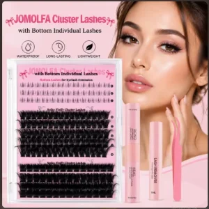 All in One DIY Cluster Lash Extension Kit With Bottom Lashes Spike Lashes Volume Lash Clusters Cluster Lashes Natural