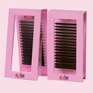 Allison LASH HD 0.05 Cc Cashmere Matte Black Lashes Extensions Cashmere Silk Private Label Individual Eyelash Extensions