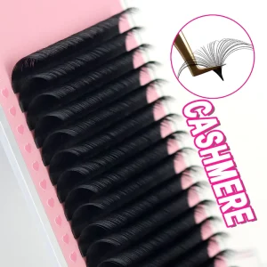 Allison Soft Fans Blooming Eyelash Extension Customizable Easy CC Curl Korean PBT Boxed Volume Eyelash Extension Fans