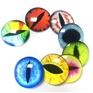 Alpha 3D Cat Eye Lure Stickers Biomimetic Fish Eyes for Fly Fishing DIY Bait Craft