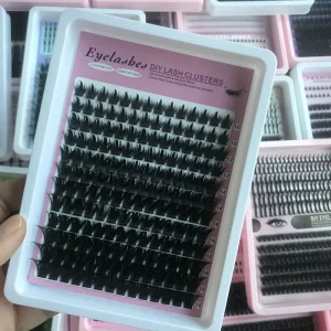 American Popular DIY Lash Cluster Kit Spike And Bottom Lashes Large Storage Tray Vendor